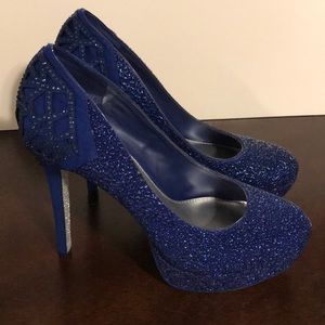 NIB Gianni Bini Blue Platforms 9M